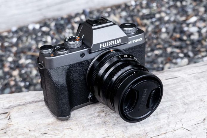 A photo of the Fujifilm X-T200