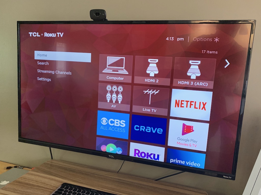 TV instead of a computer monitor