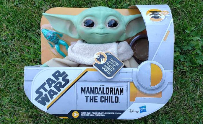 star wars the child talking plush toy with sounds and accessories