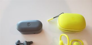 image of the Skullcandy Push and Push Ultra earbuds next to their charging cases