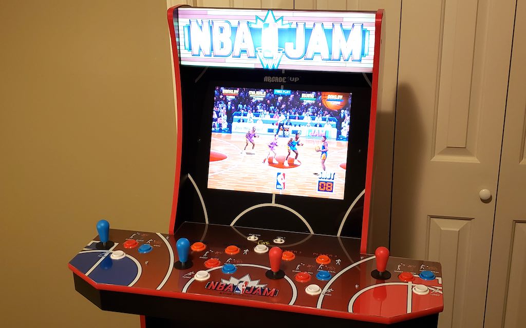 Check out this Super Nintendo x NBA Jam custom Jordan 4