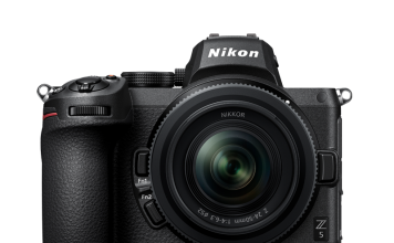 A photo of the front of the new Nikon Z 5