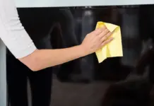 how to clean your TV properly