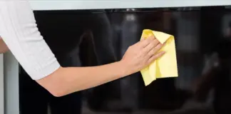 how to clean your TV properly