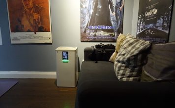 VOCOlink Air Purifier in Basement