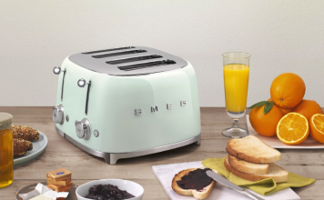 Retro-styled appliances in the kitchen