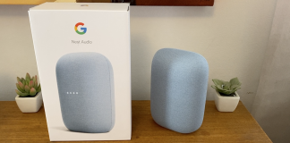 Google Nest Audio, review, how to, design, colour, sound
