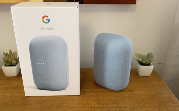 Google Nest Audio, review, how to, design, colour, sound