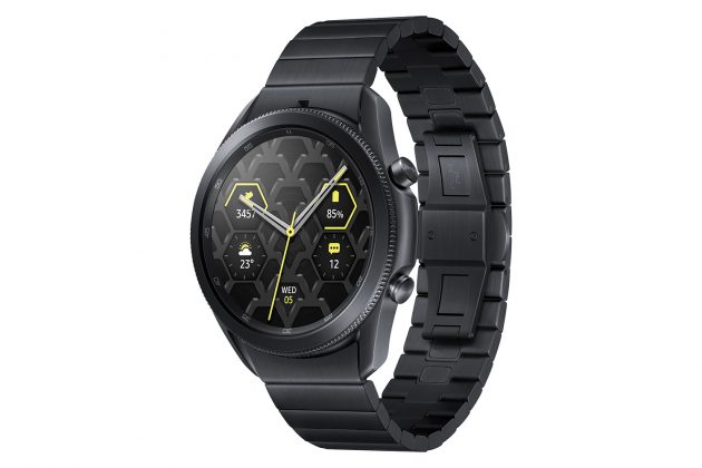 samsung galaxy watch3 titanium smartwatch