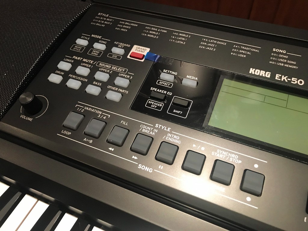Korg EK-50 61-Key Electric Keyboard | Best Buy Blog