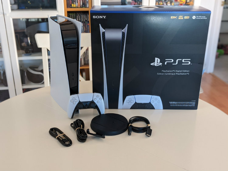 PlayStation 5 Digital Edition unboxing