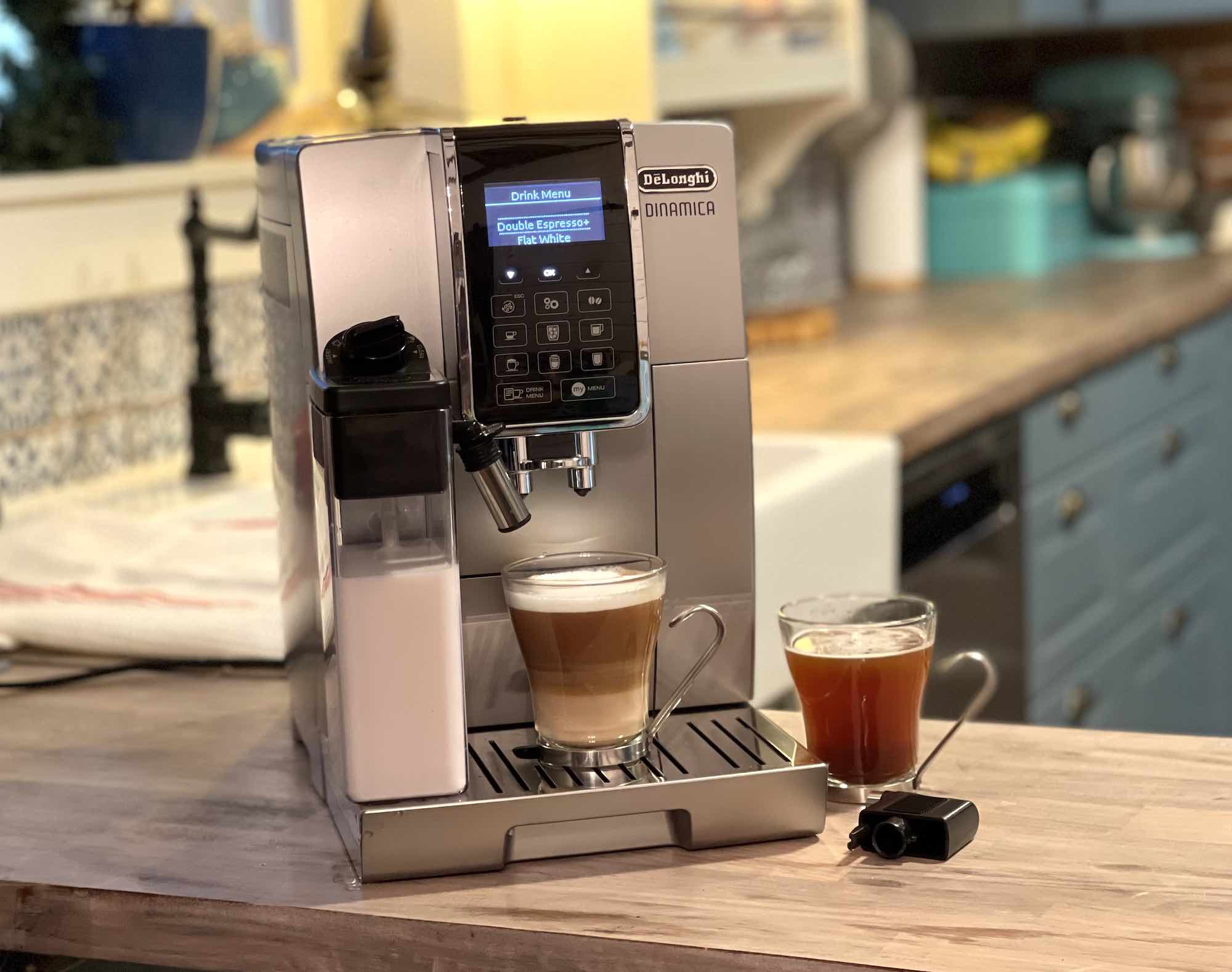 DeLonghi Dinamica with Latte Crema Fully Automatic Coffee & Espresso Machine