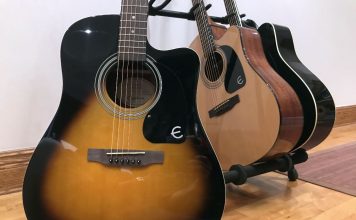 FT-100CE Dreadnought acoustic guitar