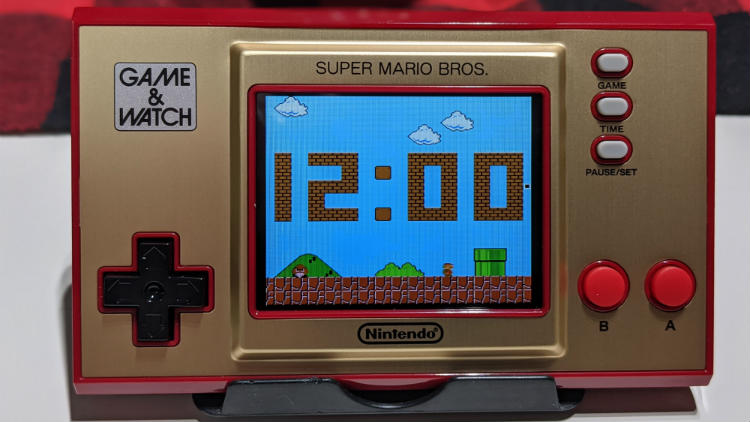 New Game & Watch Super Mario Bros Nintendo handheld Game Welcome