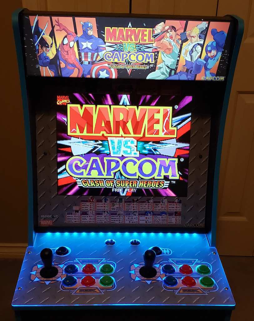 Arcade1up Marvel Vs Capcom Arcade Machine Review Best Buy Blog