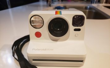 image of the Polaroid Now camera