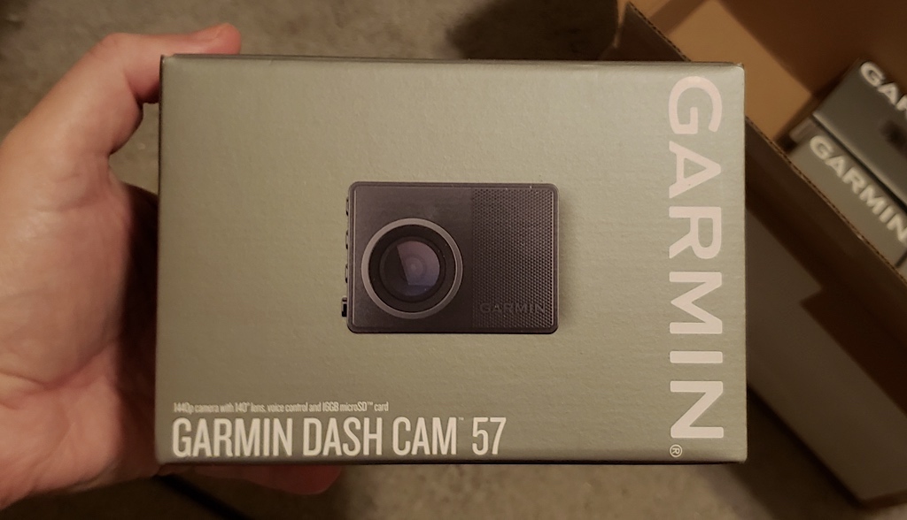 Garmin 57 1440p Black Dash Cam
