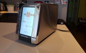 Revolution Toaster with touchscreen on