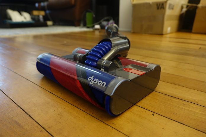 Dyson OmniGlide vacuum front angle