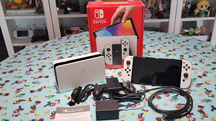 Nintendo Switch OLED model unboxing and review