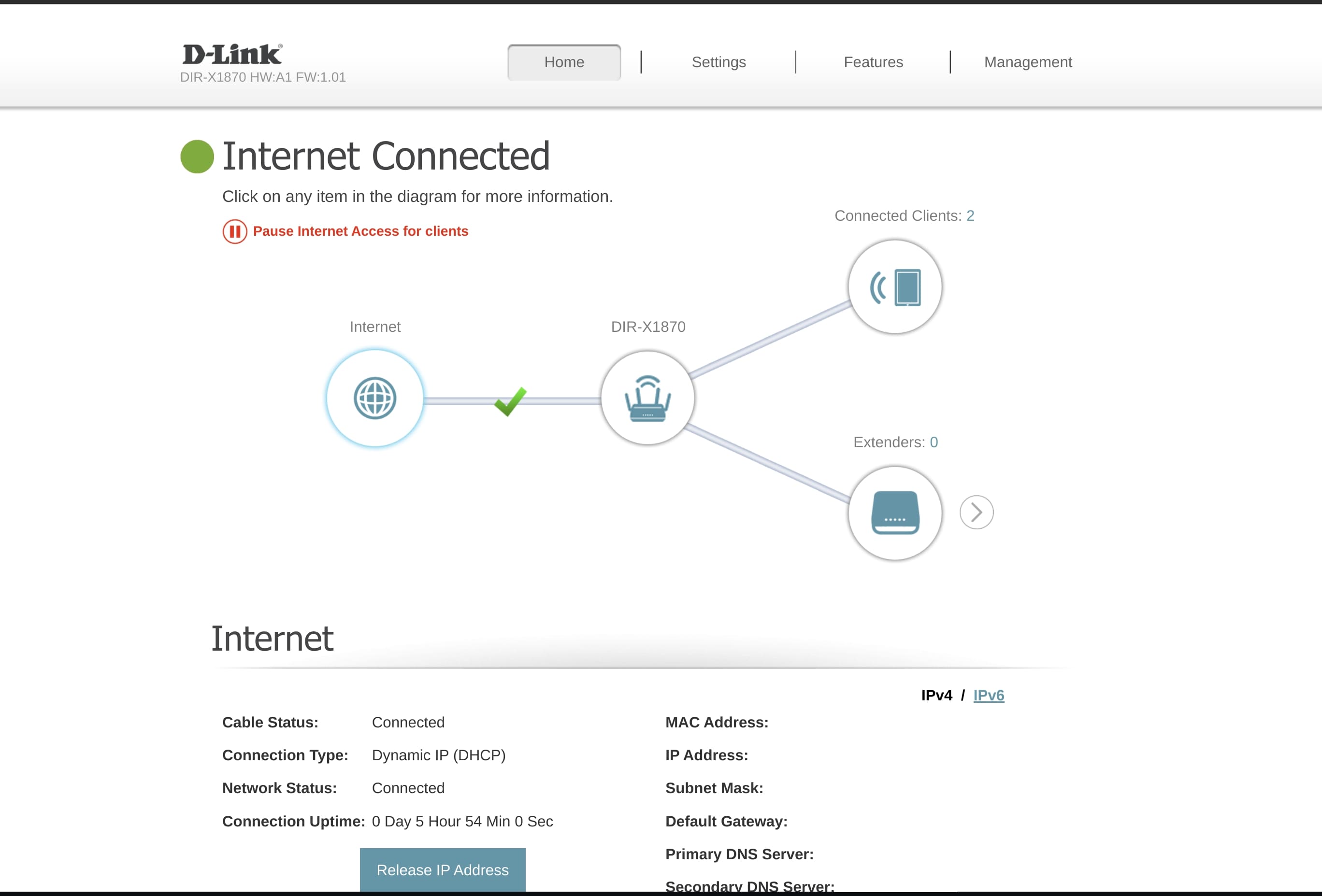 D-Link WiFi Router AX1800 WiFi 6 - (DIR-X1870) – D-Link Systems, Inc