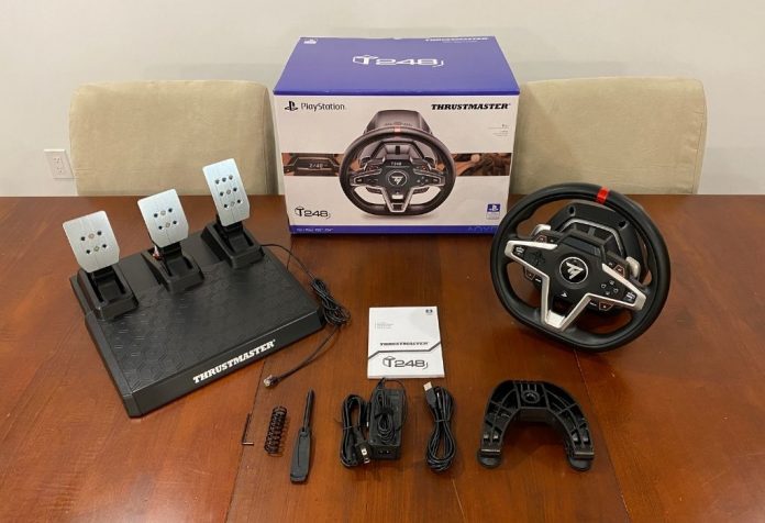 Thrustmaster T248 Racing Wheel and Pedals Banner