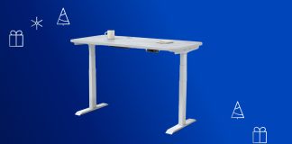 MotionGrey adjustable motorized desks at Best Buy