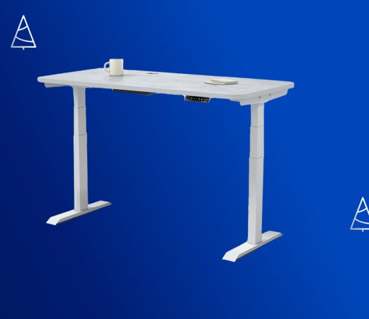 MotionGrey adjustable motorized desks at Best Buy