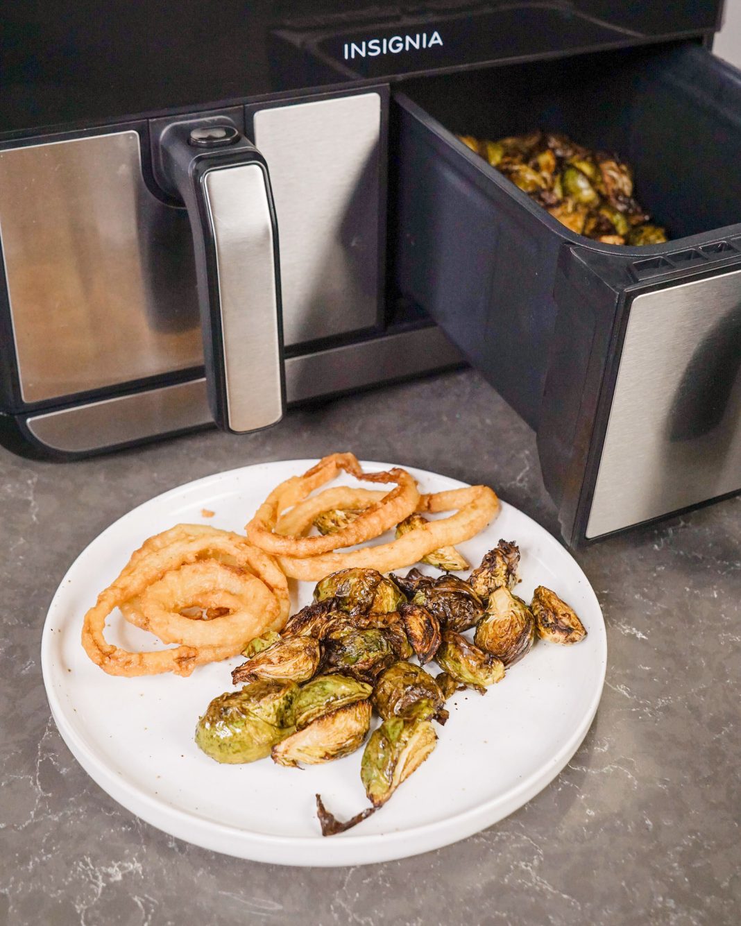Insignia Digital Air Fryer with Dual Pan review Best Buy Blog