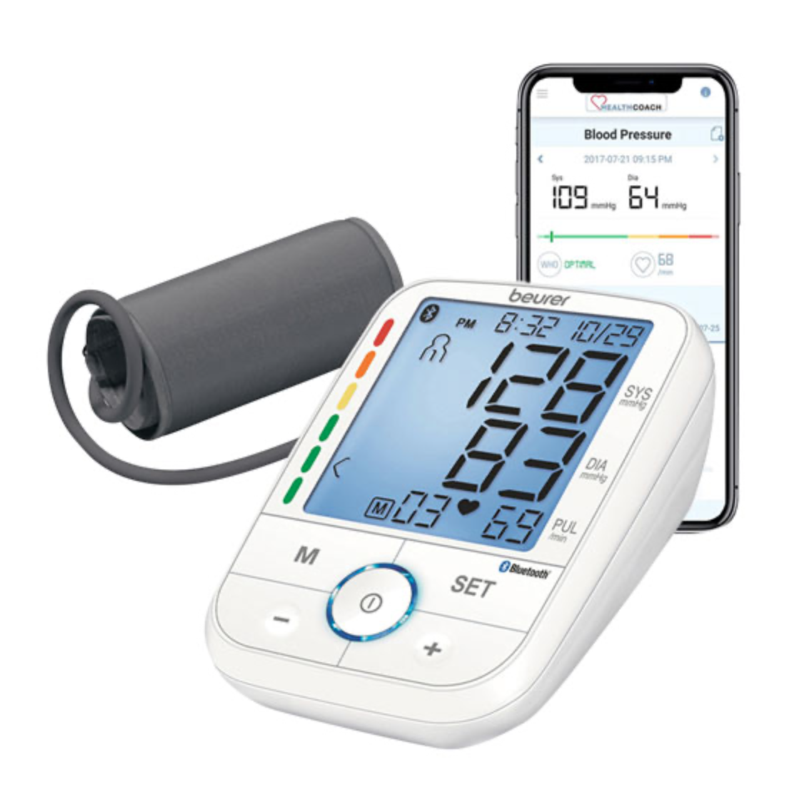 Omron unveils smartphone-connected blood pressure monitor, weight scale