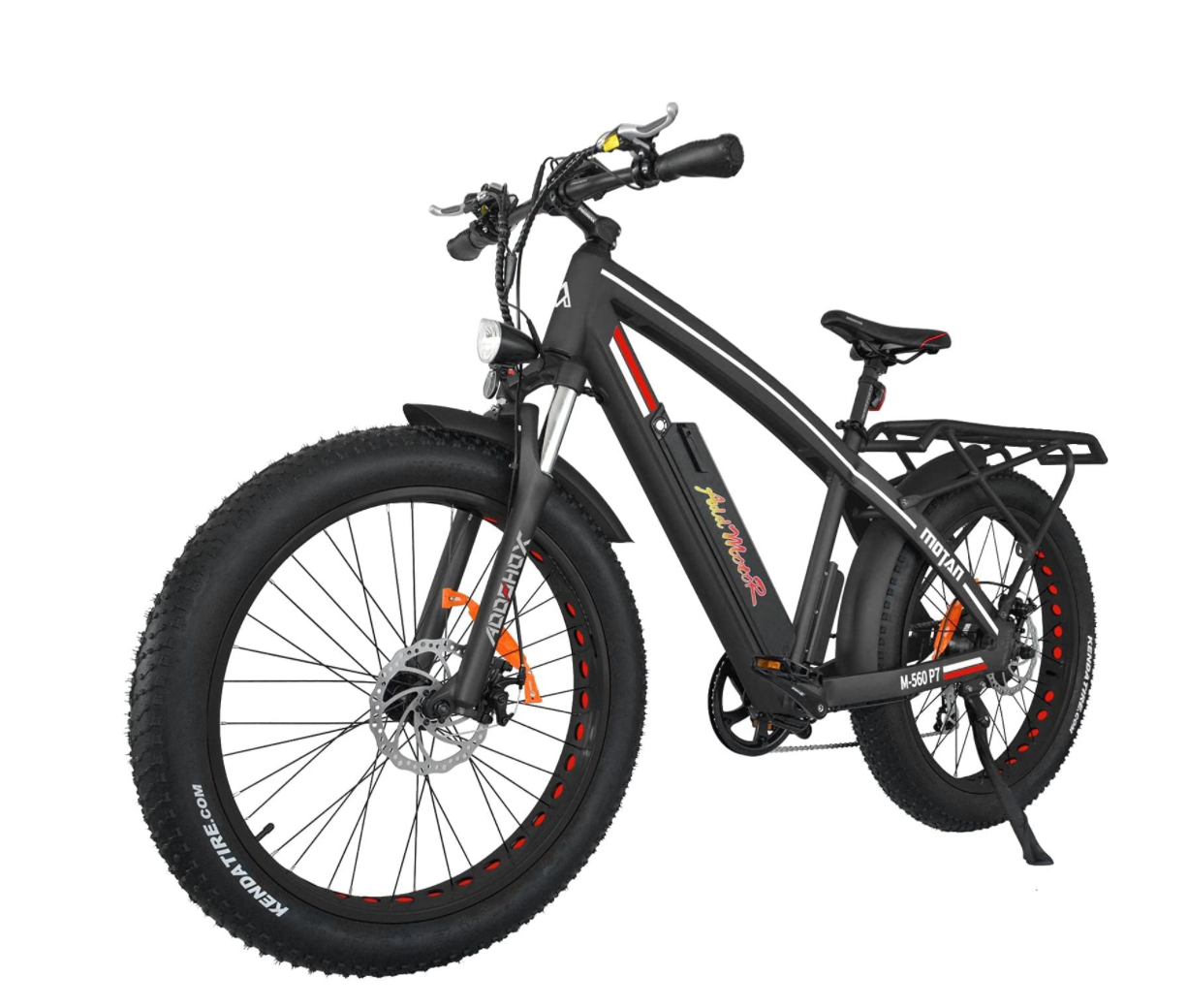 Side view of a mountain ebike