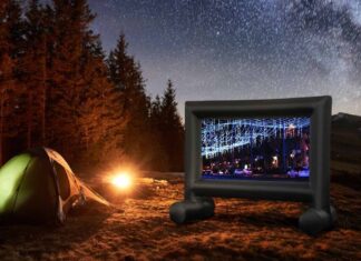 indoor or outdoor projector screen