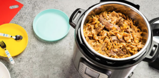 Overhead view of Instant Pot