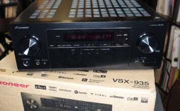 The Pioneer VSX-935 receiver