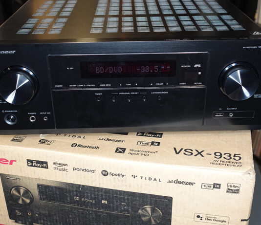 The Pioneer VSX-935 receiver