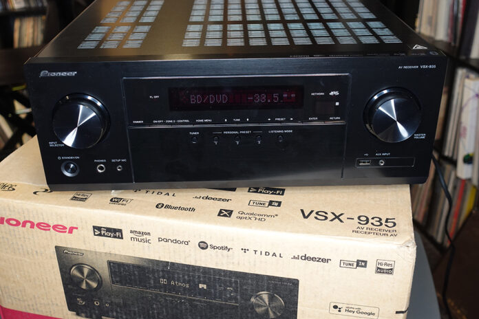 The Pioneer VSX-935 receiver