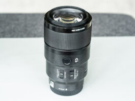 A photo of the Sony FE 90mm f/2.8 macro lens