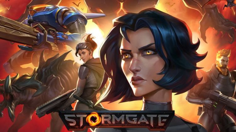 Stormgate title screen