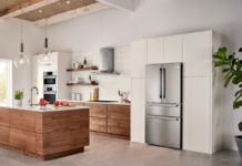 Lifestyle image of Bosch refrigerator in a kitchen