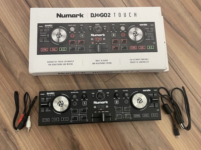 The Numark DJ2GO2 Touch kit