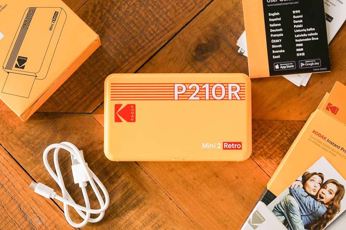 Принтер Kodak Mini 2 Retro что в коробке