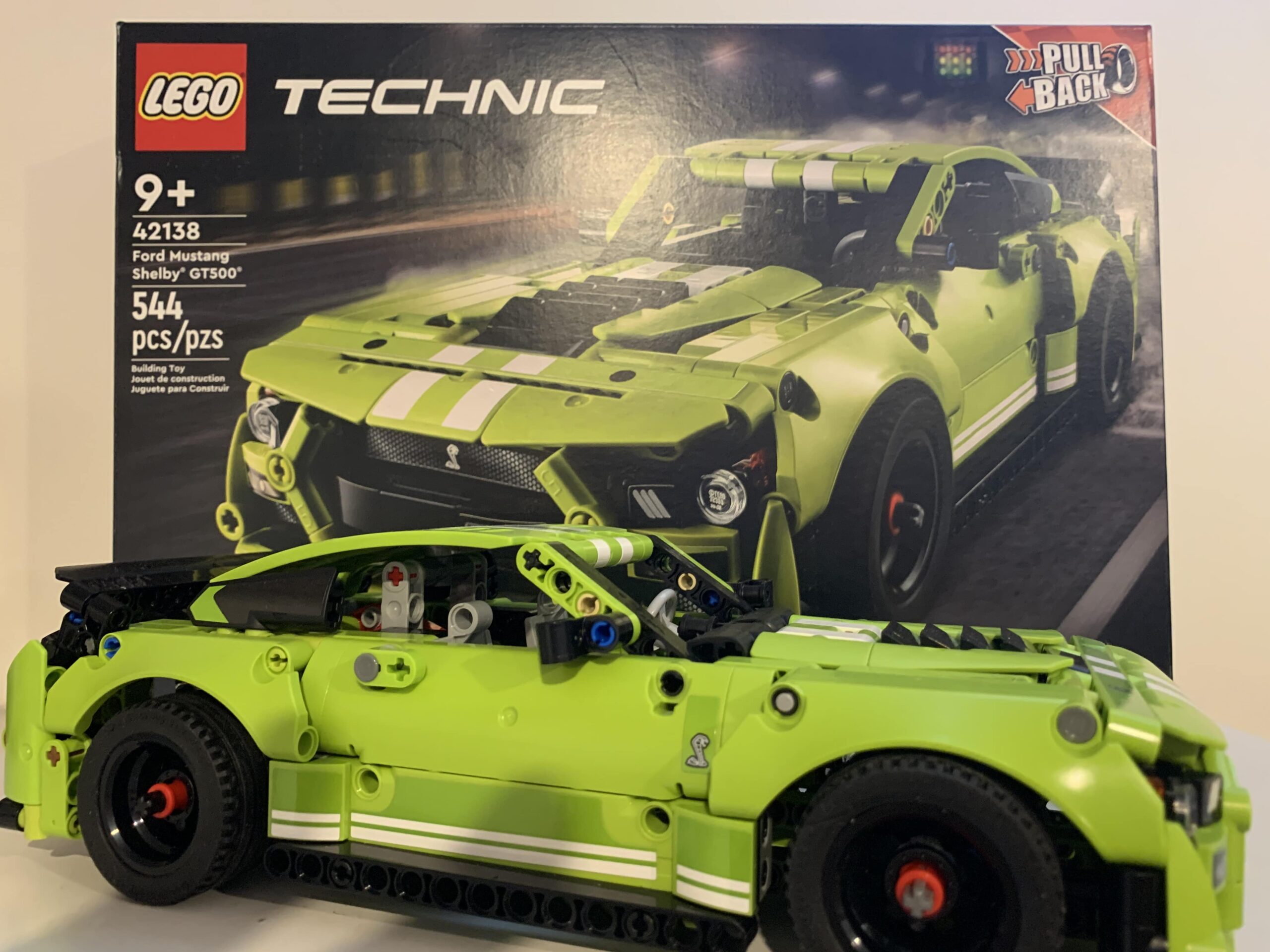 LEGO Technic 42138 Ford Mustang Shelby GT500 detailed building review 