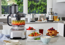 Breville Sous Chef food processor with dishes
