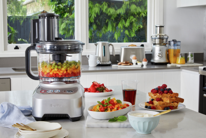 Breville Sous Chef food processor with dishes