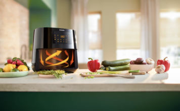 Philips air fryer with vegetables