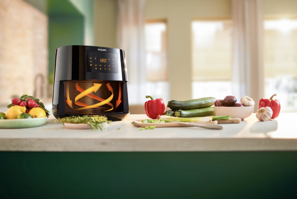 Philips air fryer with vegetables 
