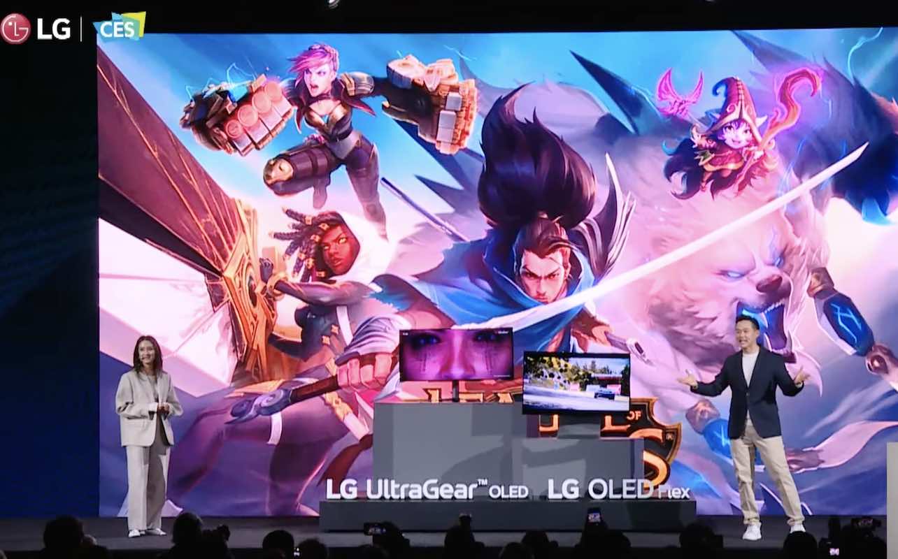 LG Ultra Gear OLED gaming monitor ces 2023