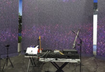 Twinkly lights musician