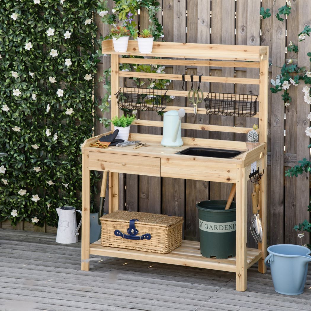 Outdoor garden bench