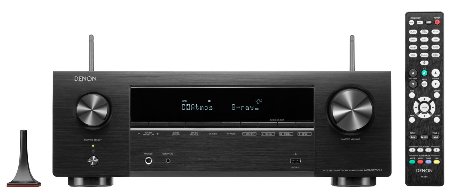 Denon AVR-X1700H 7.2 Channel 4K Ultra HD Network AV Receiver